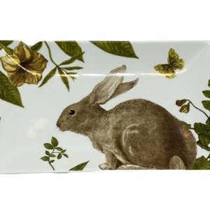 Grace Teaware Serving Plate Bunny Rabbit 10 X 6